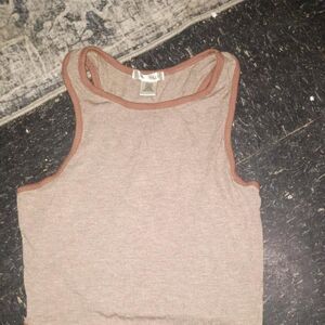 Bozzolo Women's Brown and Tan tank top-f2